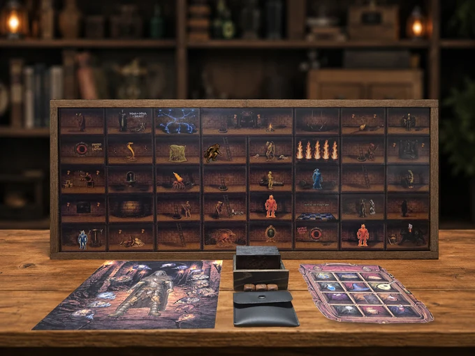 Dungeon Wall Edition with vertical dungeon display